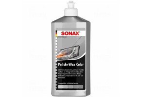 Кольоровий поліроль із воском SONAX Polish&Wax Color NanoPro, 250 мл Сріблястий