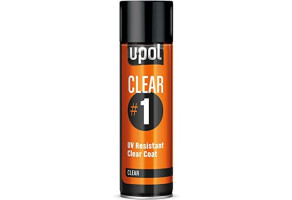 Лак акриловий стійкий до ультрафіолету U-POL CLEAR#1, 450 мл Аерозоль