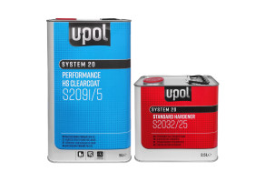 Лак високопродуктивний акриловий U-POL S2091 2:1 HS, 5 л + 2,5 л Комплект