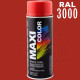 Фарба (емаль) універсальна Maxi Color, 400 мл Аерозоль Червоно-жовтогарячий (RAL 3000)