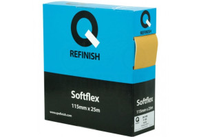 Абразив на поролоновій основі в рулоні Q-Refinish 30-150 Softlex, 115 мм x 25 м P150