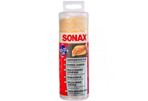 Серветка зносостійка із синтетичної замші в тубі SONAX Autopflegetuch PLUS, 43 x 32 см