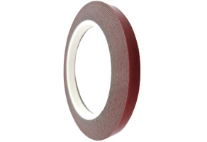 Стрічка монтажна (скотч) двостороння на акриловій основі Solid Max Fix Slim, 9 мм x 5 м Сірий