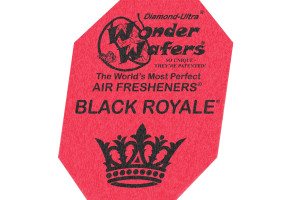 Ароматизатор в пластинці Wonder Wafers, 65 x 50 мм "Чорний королівський" (Black Royale)