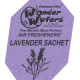 Ароматизатор в пластинці Wonder Wafers, 65 x 50 мм "Лаванда" (Lavender Sachet)