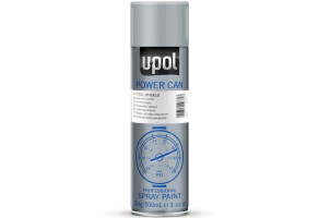 Фарба (емаль) для дисків U-POL Power Can™, 500 мл Аерозоль Сталевий