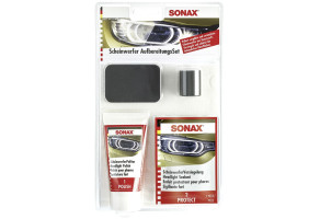 Набір для полірування пластикових фар SONAX Headlight Restoration Kit, 75 мл Комплект