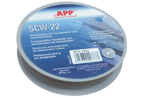 Професійна струна для демонтажу автомобільного скла "квадрат" APP SCW, 22 м