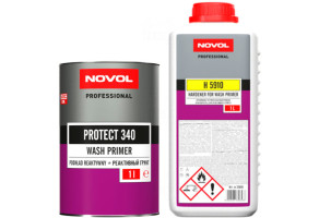 Грунт реактивний Novol Protect 340 1:1, 1 л + 1 л Комплект