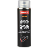 Грунт-праймер для пластику Novol Spray Plastic Primer, 500 мл Аерозоль