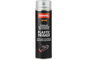 Грунт-праймер для пластику Novol Spray Plastic Primer, 500 мл Аерозоль