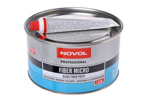 Шпаклівка з дрібним скловолокном Novol Fiber Micro, 1,8 кг
