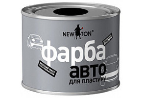 Фарба для пластику (бампер) NEW TON®, 450 мл Банку Структурна чорна