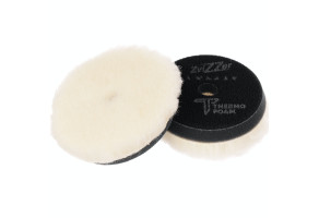 Полірувальний круг з ворсом (ротор) ZviZZer Thermo Wool Pad, Ø 90 х 30 х 80 мм Чорний (М'яка основа)