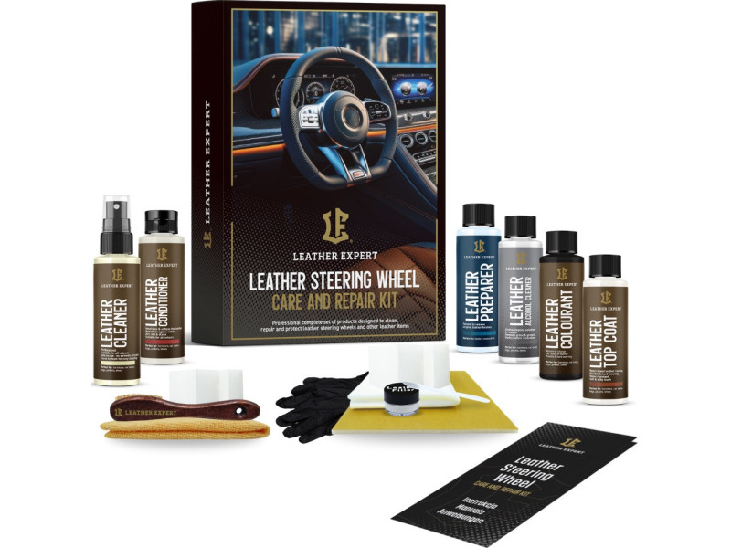 Інструкція до комплекту для реставрації керма Leather Expert Steering Wheel Restoration Kit