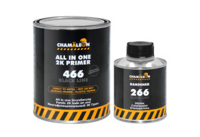 Грунт акриловий багатофункціональний Сhamaleon 466 ALL IN ONE 2K PRIMER HS 4:1, 1 л + 250 мл Комплект Сірий