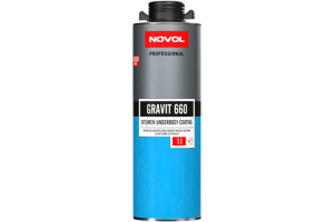 Антигравій бітумний Novol Gravit 660, 1 л Чорний