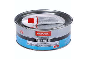 Шпаклівка з дрібним скловолокном Novol Fiber Micro, 1 кг