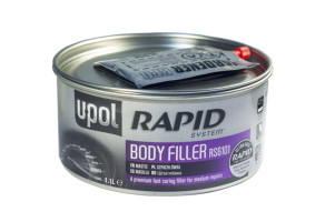 Шпаклівка універсальна швидковисихаюча U-POL RAPID™ Body Filler, 1,1 л