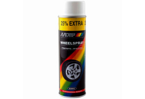 Фарба (емаль) для дисків Motip Wheelspray, 500 мл Аерозоль Білий глянець