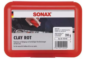 Красная глина для очистки лакокрасочных поверхностей SONAX Clay Rot, 200 г