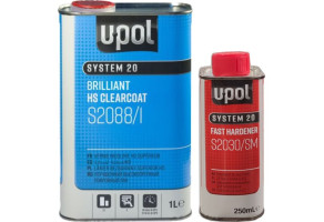 Лак акриловий універсальний U-POL S2088 4:1 MS, 1 л + 250 мл Комплект
