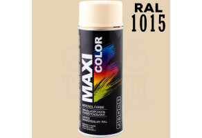 Фарба (емаль) універсальна Maxi Color, 400 мл Аерозоль Світла слонова кістка (RAL 1015)