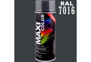 Фарба (емаль) універсальна Maxi Color, 400 мл Аерозоль Антрацитово-сірий (RAL 7016)