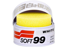Віск для білих і світлих автомобілів SOFT99 White Super Wax, 350 г