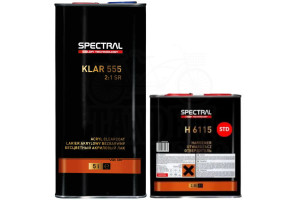 Лак акриловий підвищеної міцності Spectral Klar 555 SR 2:1, 5 л + 2,5 л Комплект