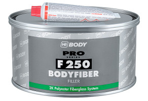 Шпаклівка зі скловолокном HB BODY F250 Body Fiber, 1,5 кг
