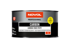 Шпаклівка з карбоновим (вуглецевим) волокном Novol Carbon, 1 л