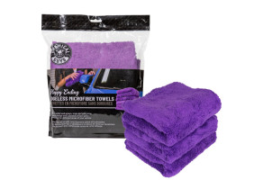 Мікрофібровий рушник Chemical Guys Happy Ending Edgeless Microfiber Towels, 40 x 40 см Фіолетовий (1 шт.)