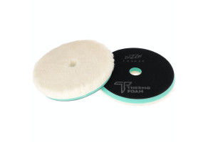 Полірувальний круг з ворсом (ексцентрик) ZviZZer Thermo Wool Pad, Ø 160 х 20 х 150 мм Зелений (Жорстка основа)