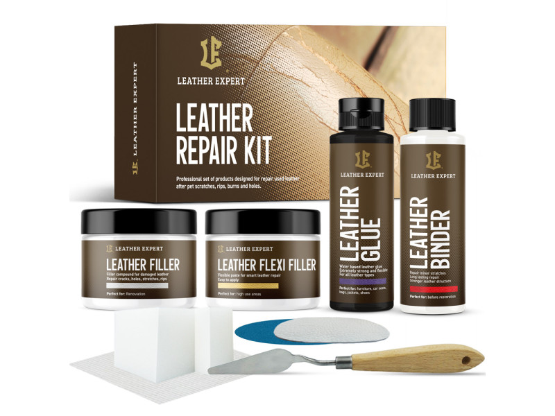 Інструкція до комплекту для реставрації шкіри салону Leather Expert Repair Kit