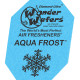 Ароматизатор у пластинці Wonder Wafers, 65 x 50 мм "Морозна свіжість" (Aqua Frost)
