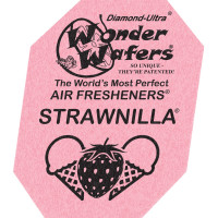 Ароматизатор в пластинці Wonder Wafers, 65 x 50 мм "Ваніль та полуниця" (Strawnilla)