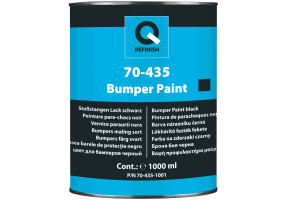 Фарба (емаль) структурна для пластику Q-Refinish 70-435, 1 л Чорний