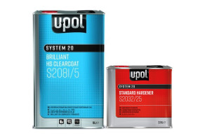 Лак акриловий стандартний U-POL S2081 2:1 HS, 5 л + 2,5 л Комплект