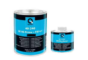 Ґрунт-наповнювач акриловий Q-Refinish 40-240 4:1 HS, 1 л + 250 мл Чорний