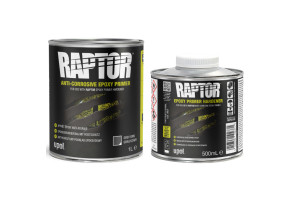 Грунт-антикорозійний епоксидний U-POL RAPTOR™ 2:1, 1 л + 500 мл Комплект Сірий