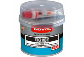 Шпаклівка з дрібним скловолокном Novol Fiber Micro, 500 г