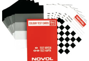Тест-карти для фарби паперові Novol, 50 шт Упаковка