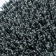 Насадка на дриль для чищення текстилю середньої жорсткості SGCB Pneumatic Carpet Brush Grey, сіра 90 мм