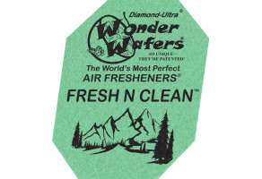 Ароматизатор в пластинці Wonder Wafers, 65 x 50 мм "Свіжість і чистота" (Fresh N Clean)