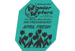 Ароматизатор в пластинці Wonder Wafers, 65 x 50 мм "Весняна свіжість" (April Fresh)