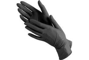 Рукавички нітрилові чорні Сhamaleon Super Grip, M