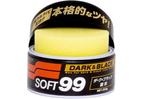 Віск для чорних та темних автомобілів SOFT99 Dark & Black Wax, 300 г