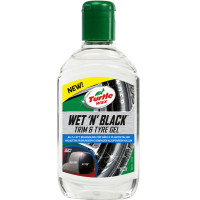 Засіб для шин та пластику "Чорний лоск" Turtle Wax Wet 'N' Black, 300 мл