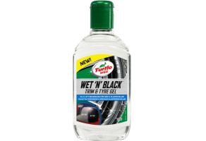 Засіб для шин та пластику "Чорний лоск" Turtle Wax Wet 'N' Black, 300 мл